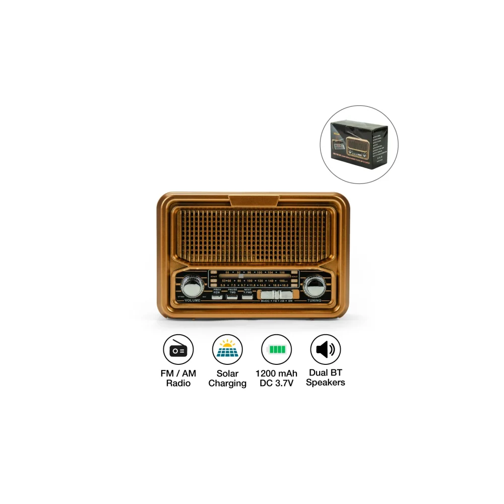 Personalized Vintage Bluetooth Speaker - Image 3