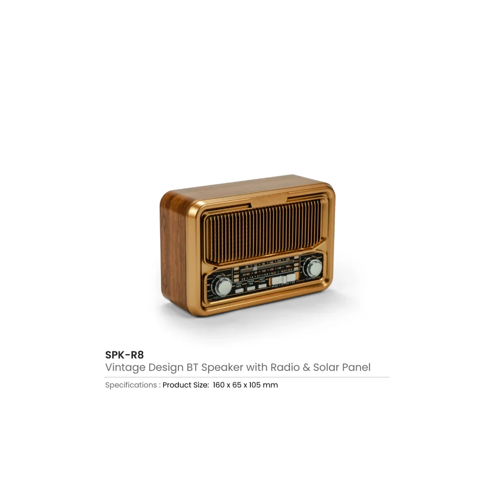 Personalized Vintage Bluetooth Speaker - Image 4