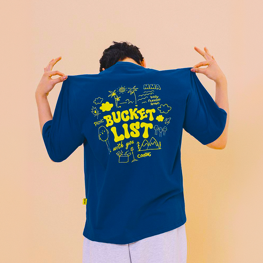 Personalized Premium Cotton Round Neck T-Shirt – Ultra Soft 100% Cotton Tee - Blue