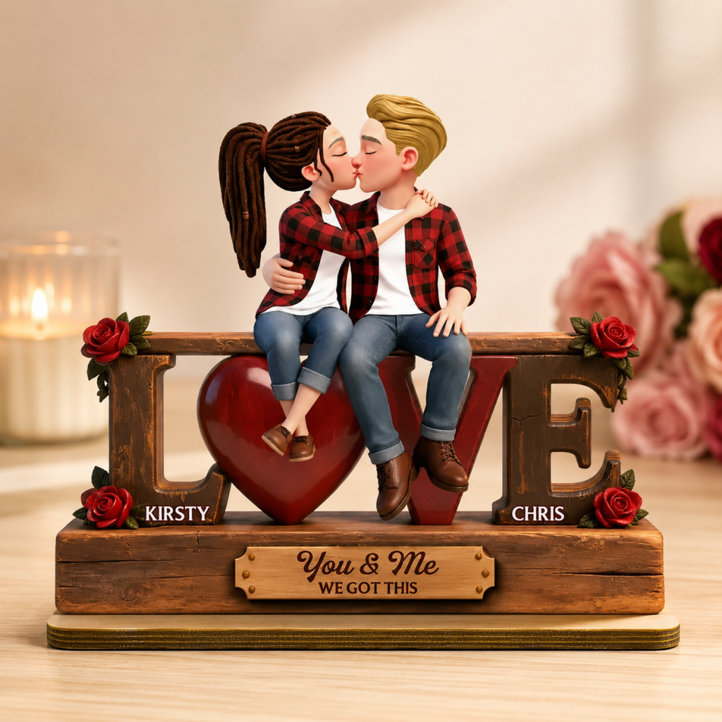 Personalized LOVE Couple Keepsake Standee