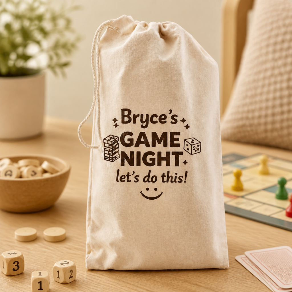 Personalized Wooden Tower Game Set