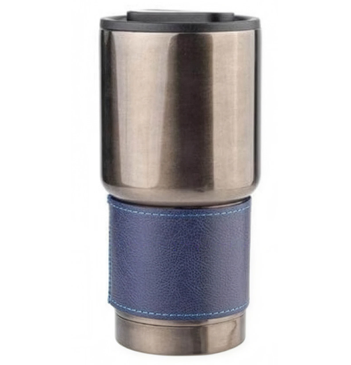 Personalized 530ml Insulated Stainless Steel Tumbler with Grip Sleeve Navy