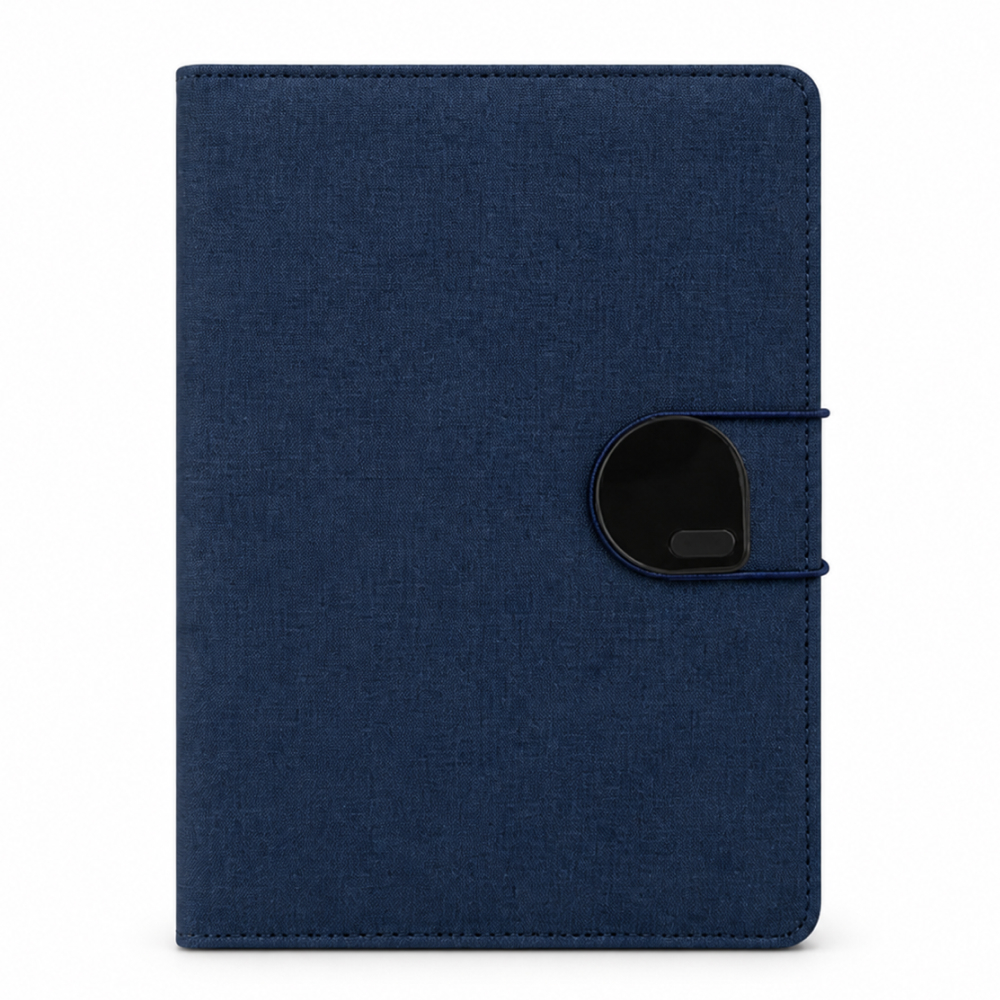 Personalized A4 Notebook Organizer with Power Bank & Wireless Charging – 5000mah