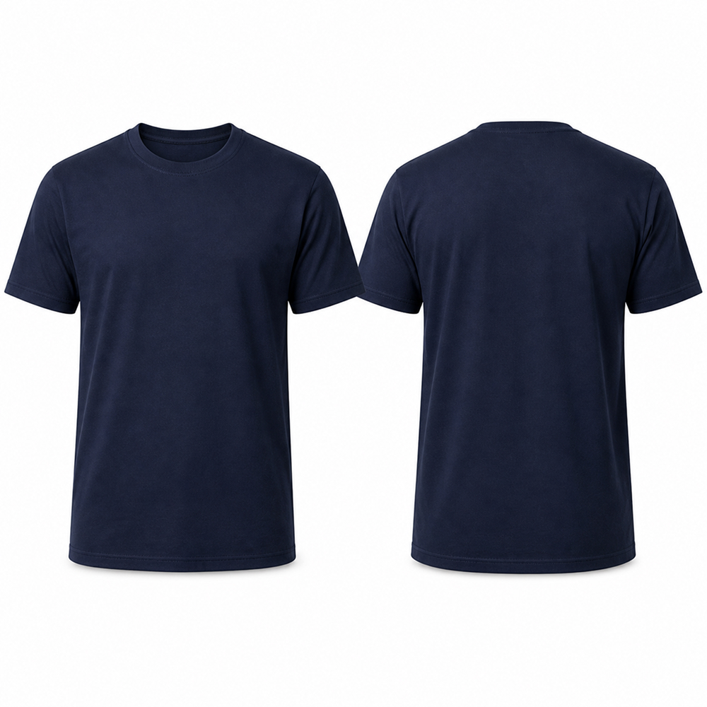 Personalized Premium Cotton Round Neck T-Shirt – Ultra Soft 100% Cotton Tee