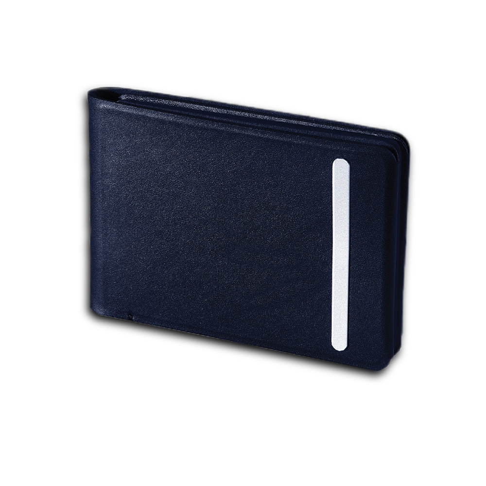 Personalized RFID Alu Wallet - Blue - Image 2