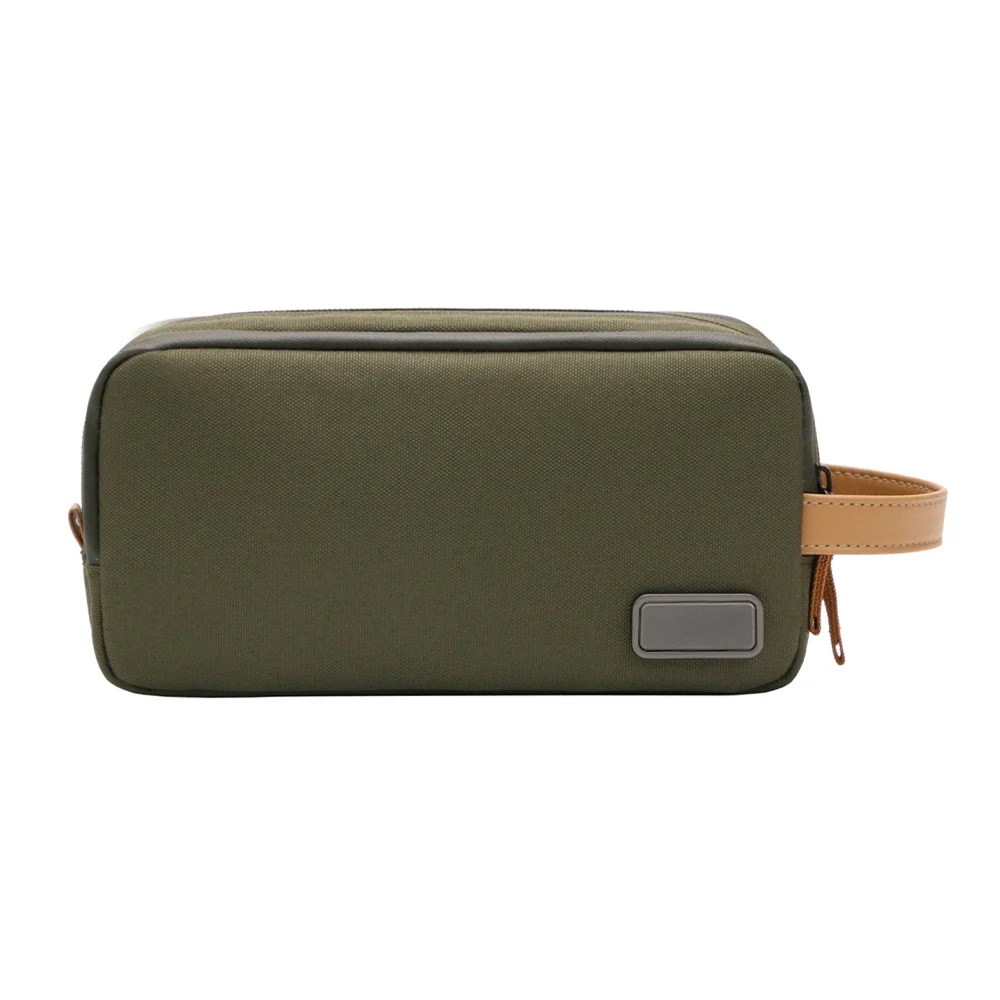 Personalized RPET Tech Organizer Pouch - Olive - Image 4