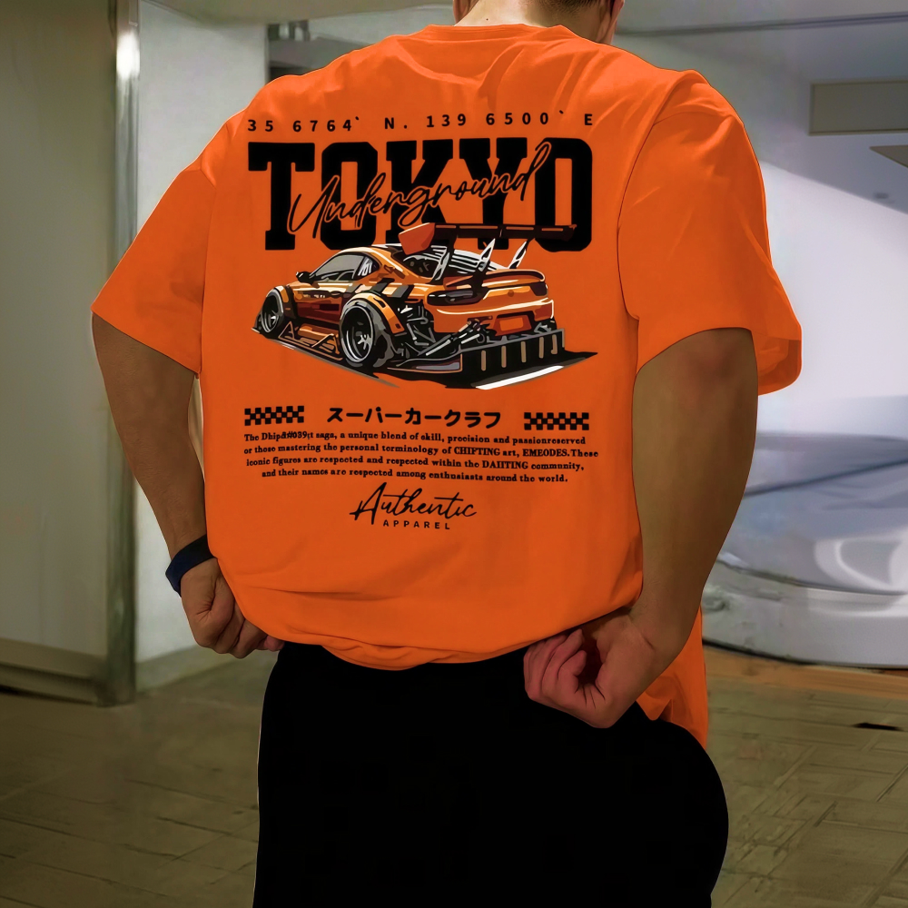 Personalized Premium Cotton Round Neck T-Shirt – Ultra Soft 100% Cotton Tee - Orange