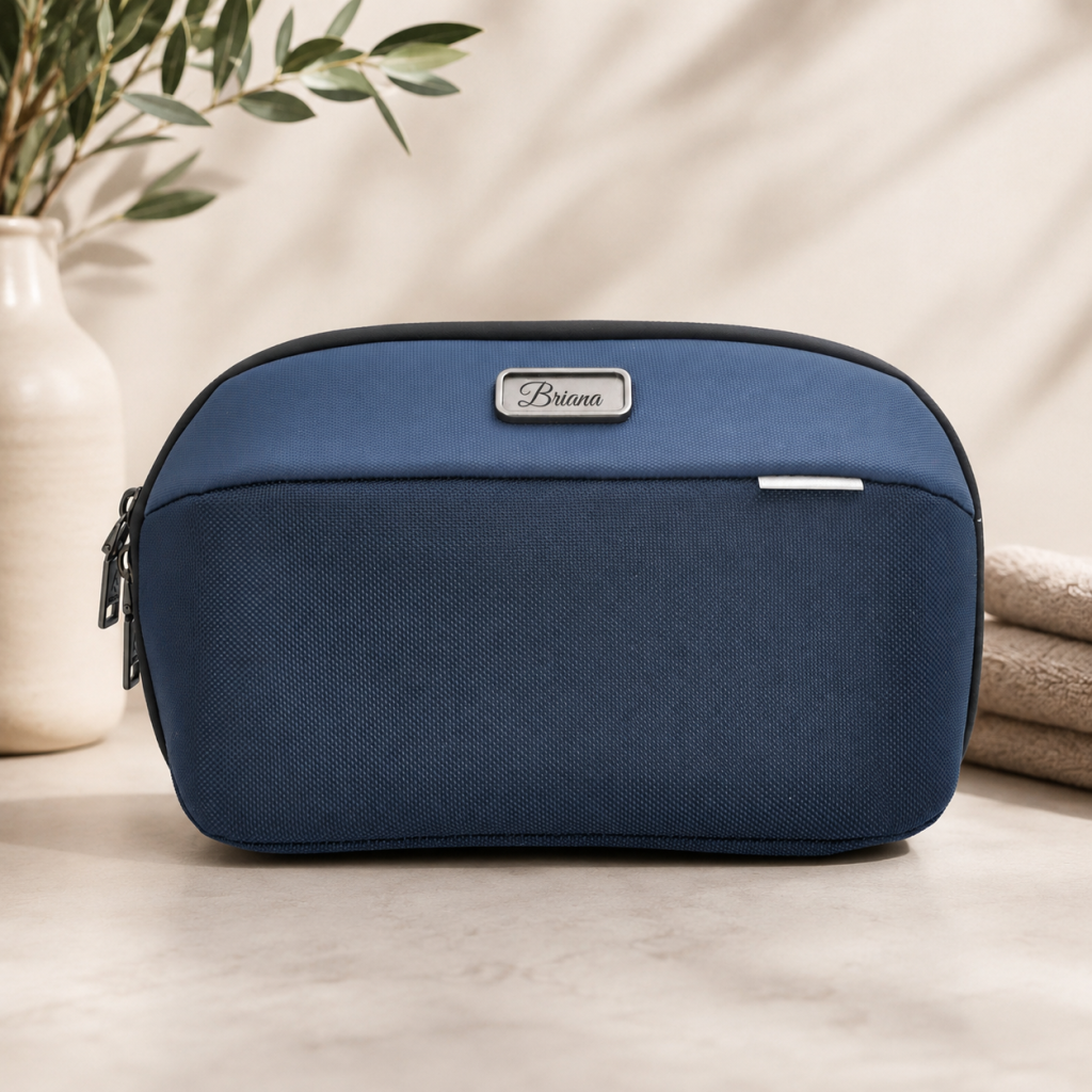 Personalized O Case Travel Organizer Bag - Blue