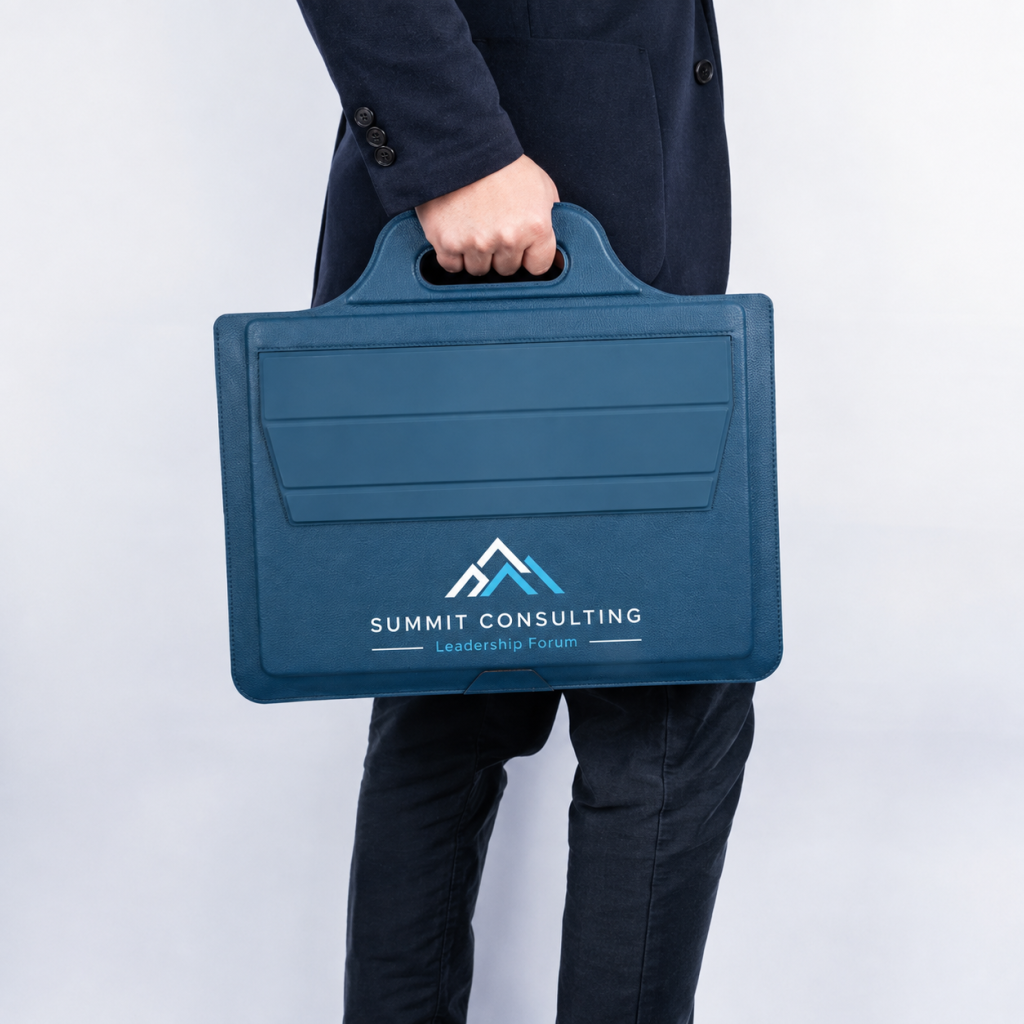 Personalized LapCase Pro Laptop Sleeve Workstation - Blue